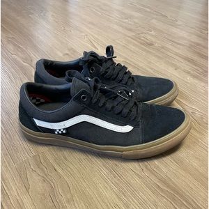 Vans Pro Black with Gum Sole Size 11
